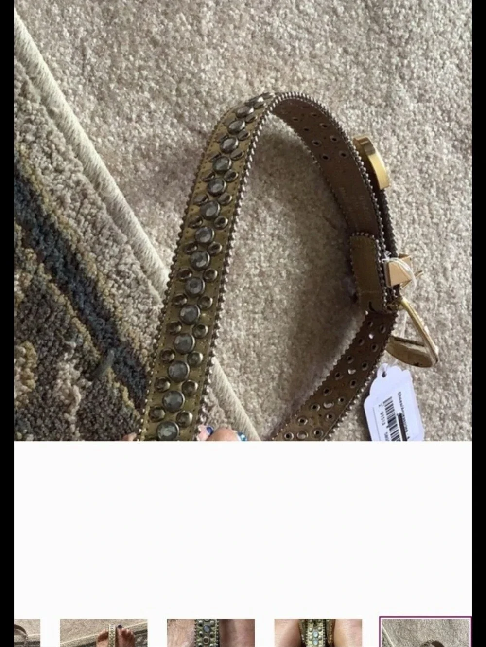Gold Belt With Stones SM30